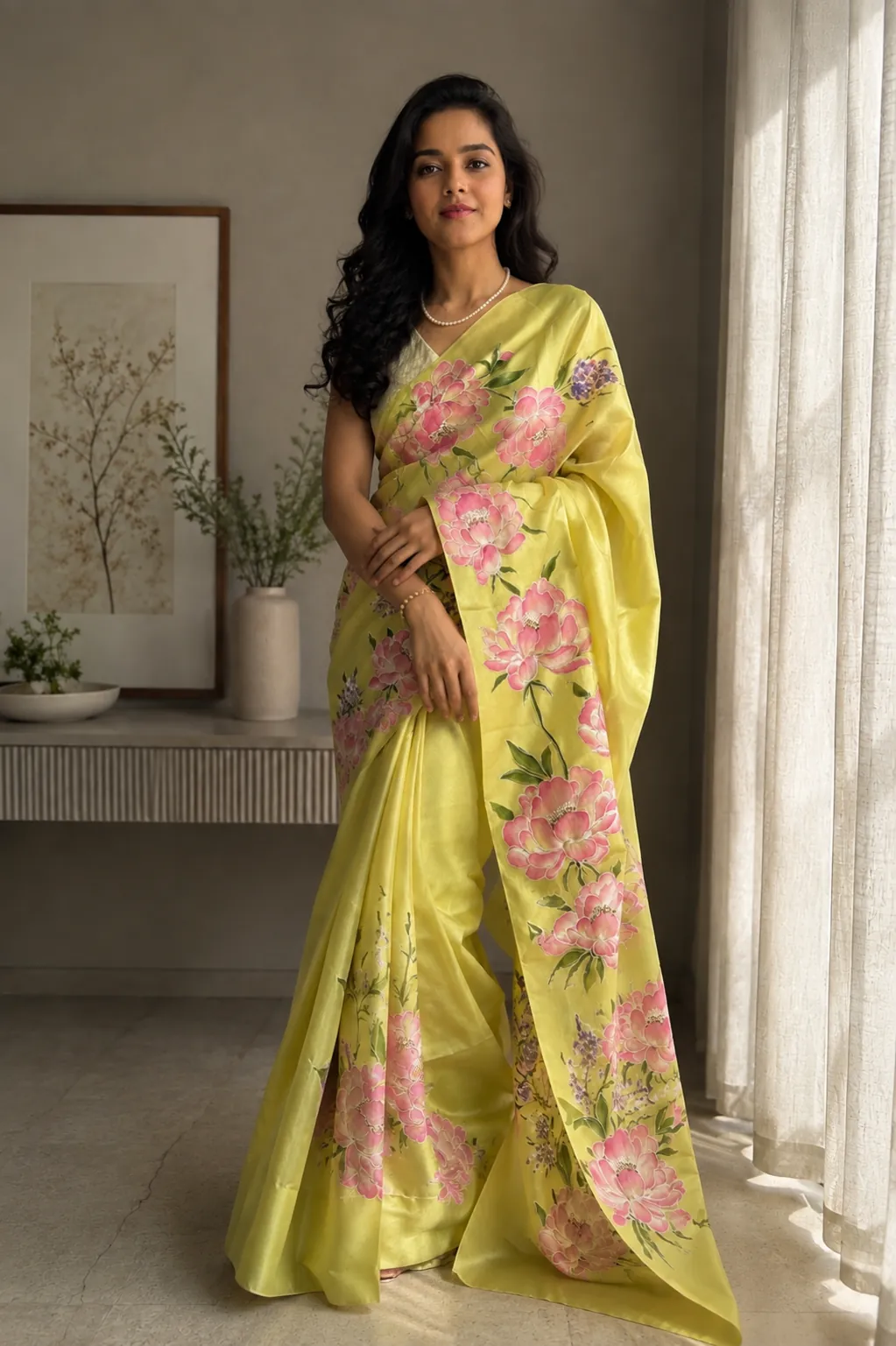 Golden Blush | Signature Saree